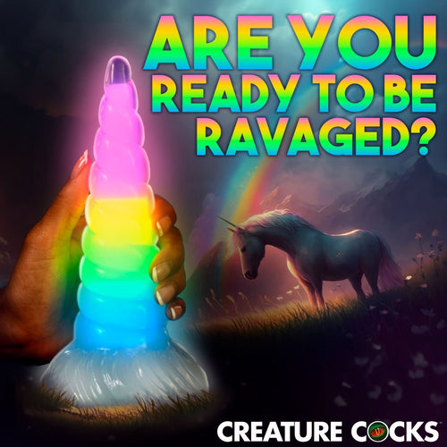 Cloud Rider Unicorn Silicone Dildo