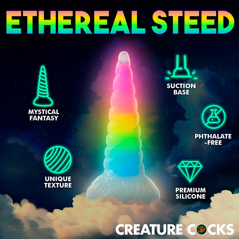 Cloud Rider Unicorn Silicone Dildo