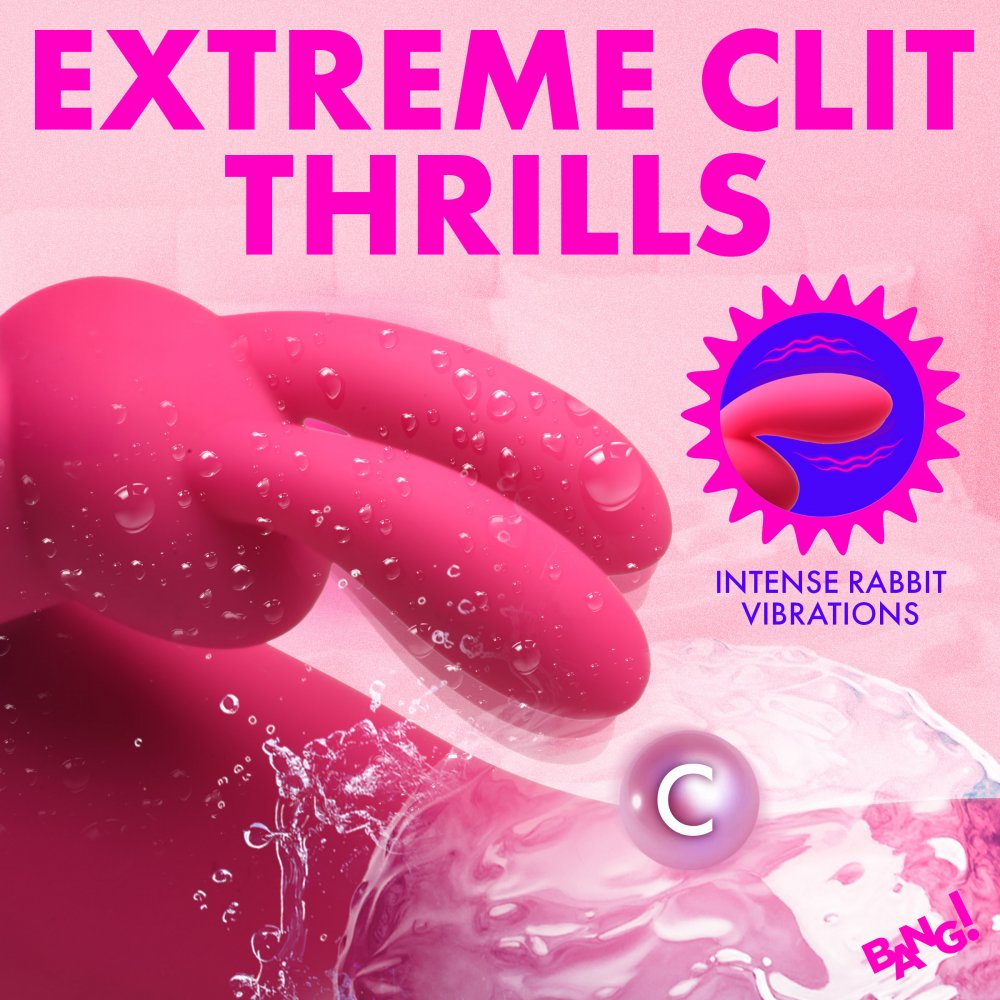 Hither Silicone Rabbit Vibrator - Pink