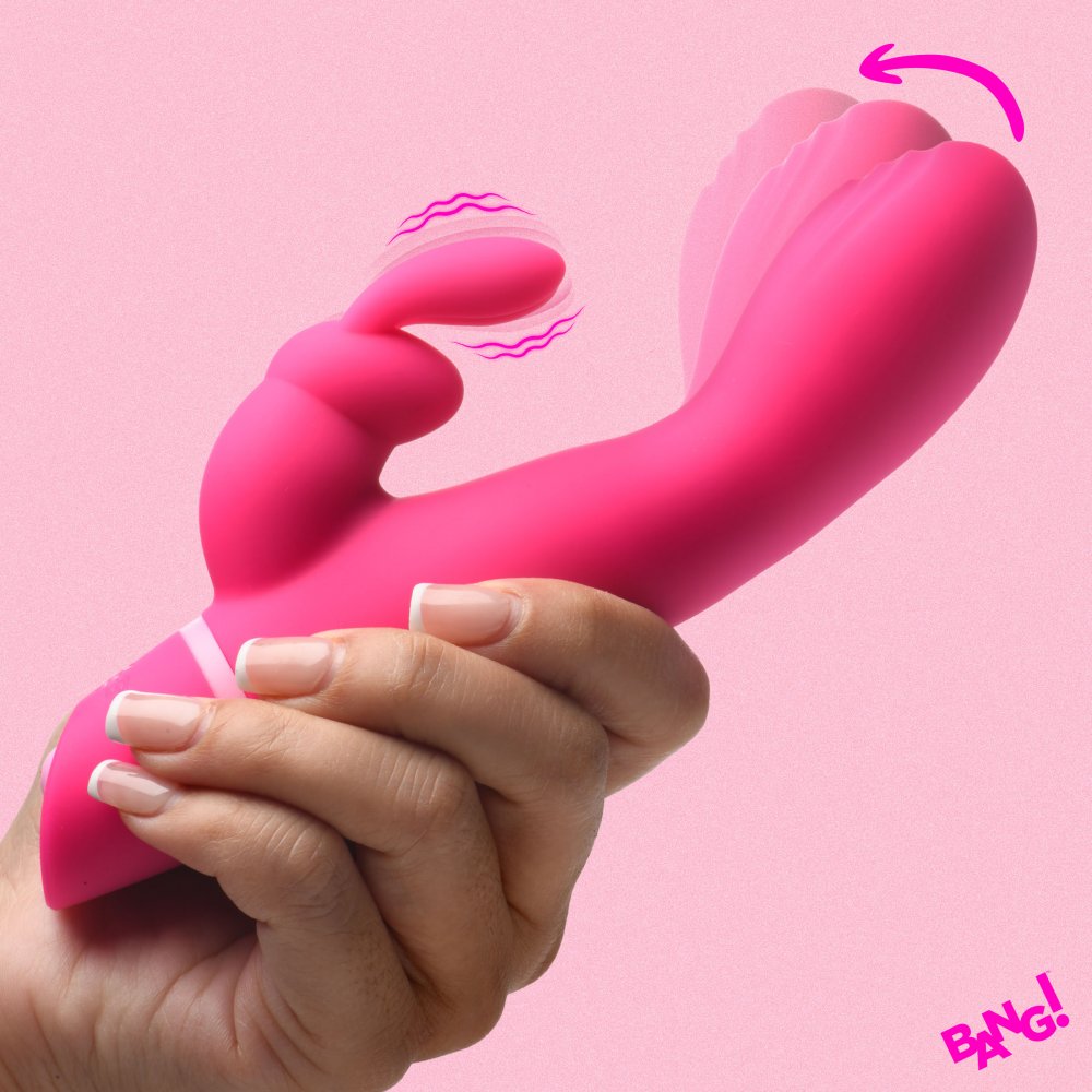 Hither Silicone Rabbit Vibrator - Pink
